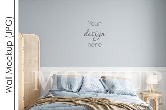 Download Bedroom Wall Mockup, Blank Wall Mockup - Bedroom wall Collection