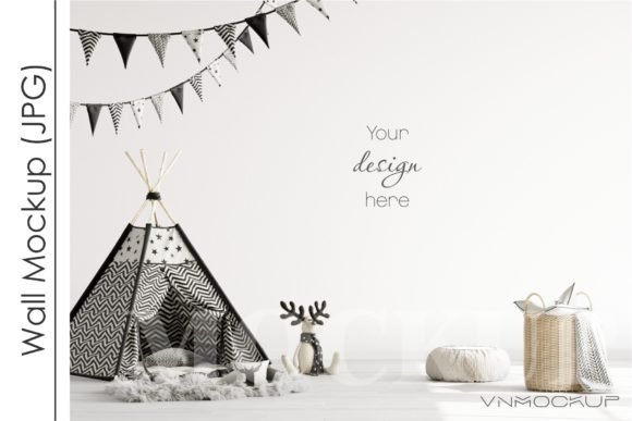 Download Scandinavian Kid's Room Mockup - Room mockup Collection