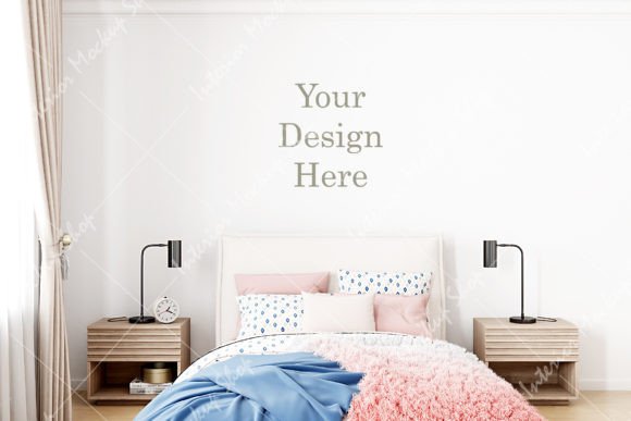 Download Blank Wall Kids Room Mockup - 336 - Room mockup Collection