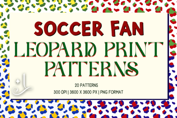 Download Soccer Fan Leopard Print Patterns - Premium Resources