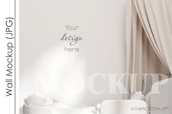 Download Kids Room Mockup, Nursery Wall Mockup - Room mockup Collection